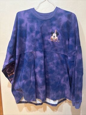 Walt Disney World 50th Anniversary Spirit Jersey Purple Tie Dye Mickey Size XXL